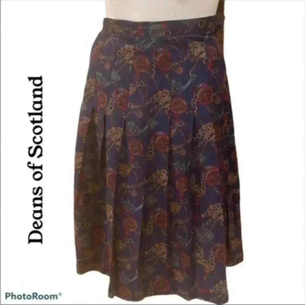 Deans of Scotland printed skirt 12